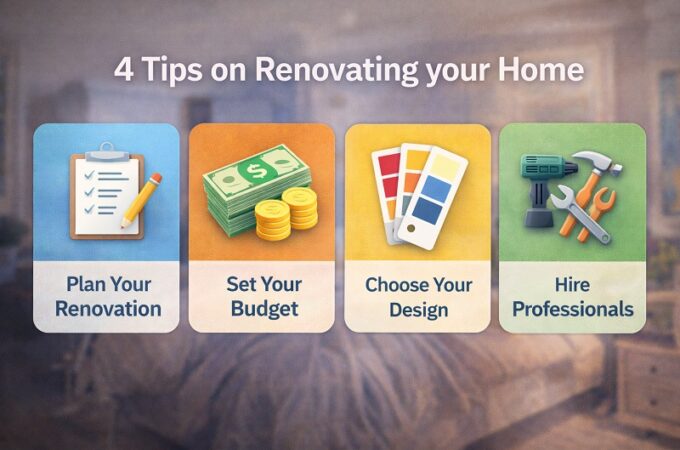 4 Tips on Renovating your Home