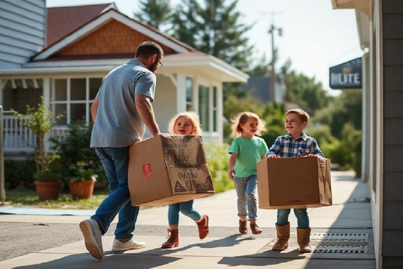 moving with kids