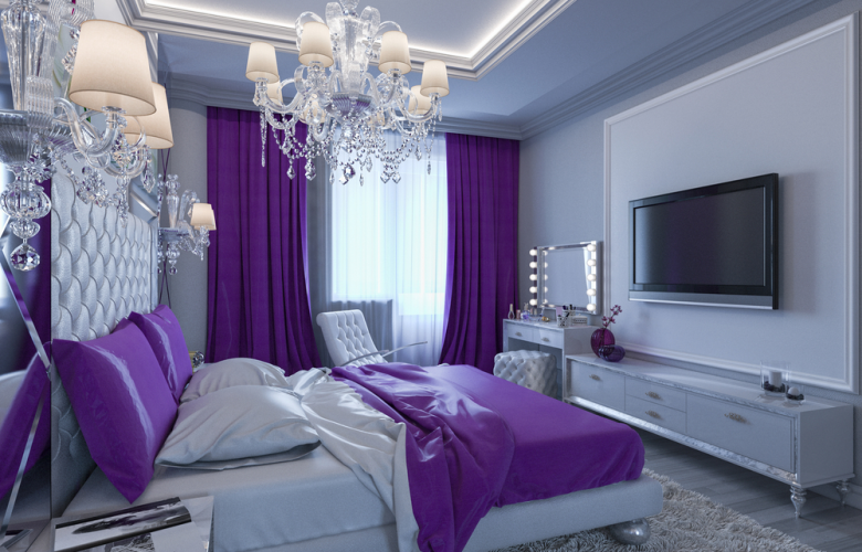 Gorgeous Purple Bedroom Ideas That You Will Love - Home Improvement WOW