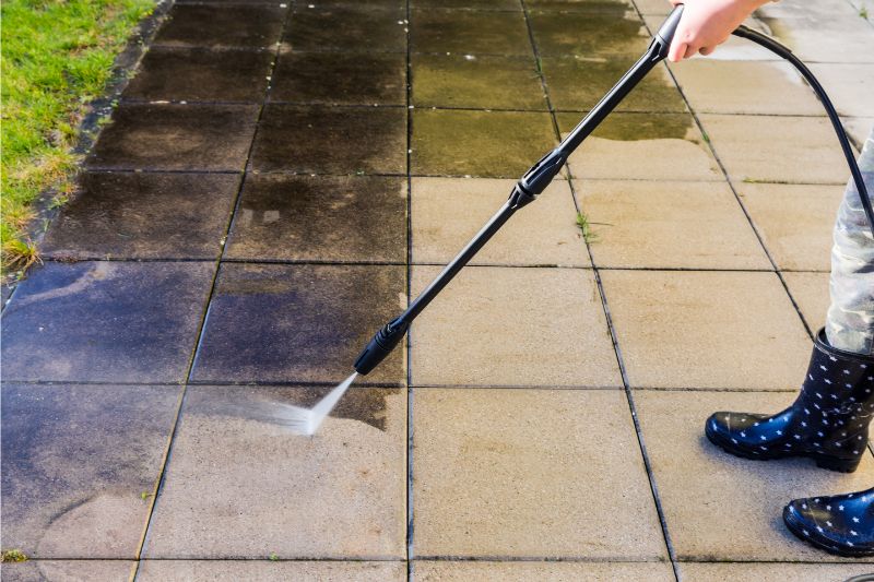 concrete floor clean