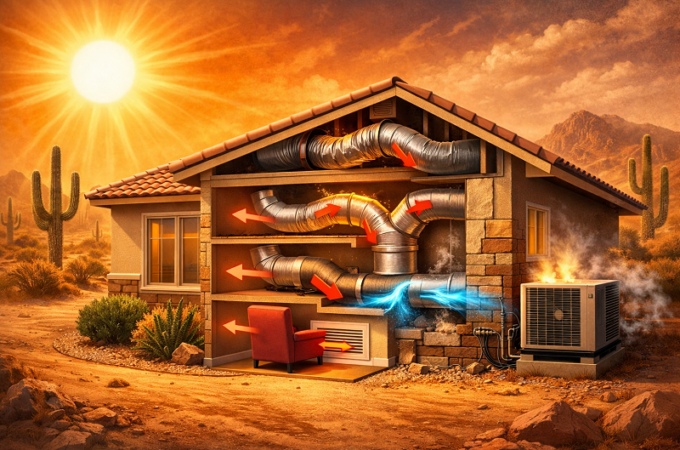 Hidden Duct Restrictions That Make Air Conditioning Systems Work Harder Than Necessary in Phoenix, AZ